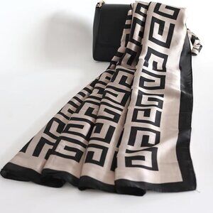 Woman's Silk Feeling Long Scarf